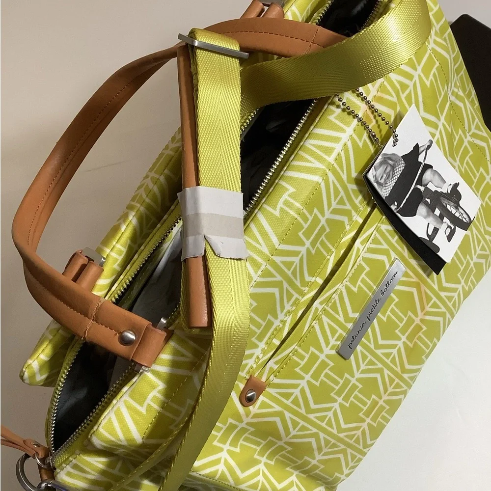 Petunia pickle bottom ~ Electric Citrus crossbody diaper bag